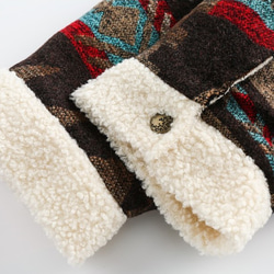 冬のレトロなボヘミア民族風のゆったりとした綿服綿毛レディース*メンズ兼用 23-1143 14枚目の画像