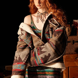 冬のレトロなボヘミア民族風のゆったりとした綿服綿毛レディース*メンズ兼用 23-1143 5枚目の画像