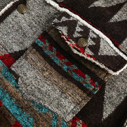 冬のレトロなボヘミア民族風のゆったりとした綿服綿毛レディース*メンズ兼用 23-1143 11枚目の画像