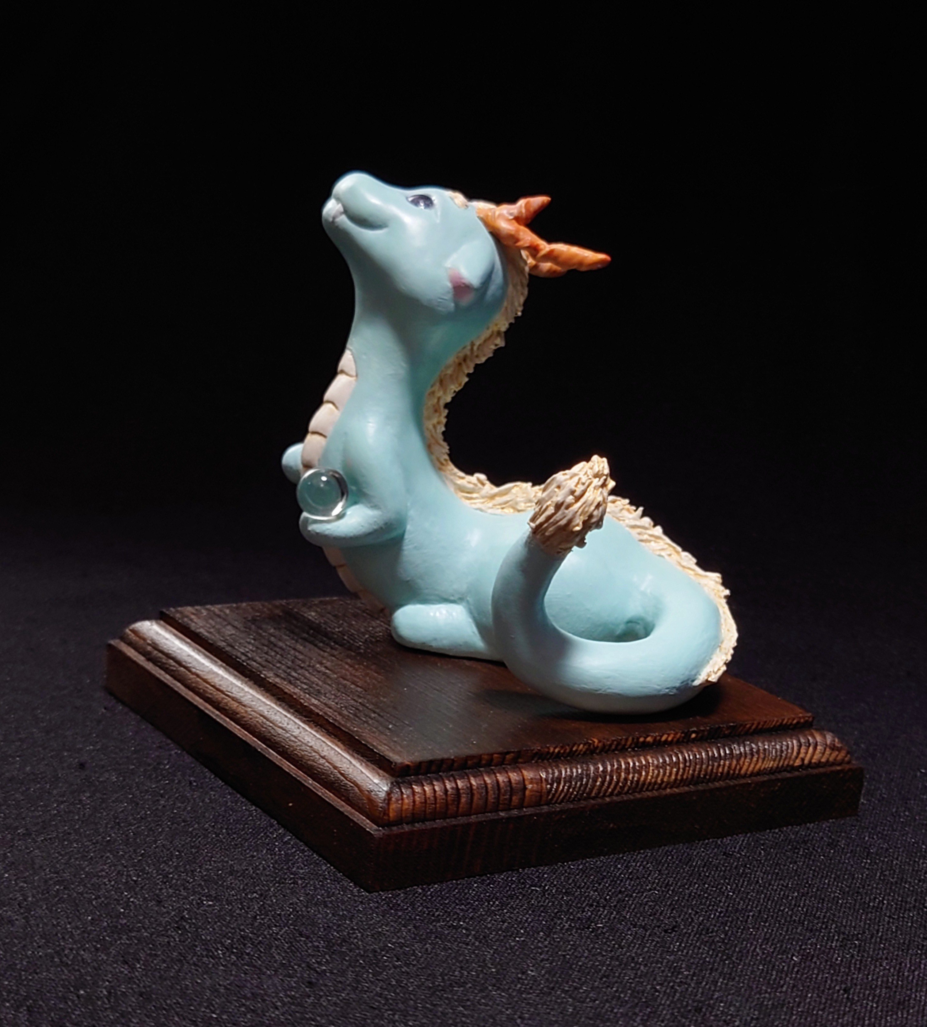 干支　本水晶　「昇り龍」