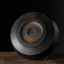 wooden bowl 26cm ヤマザクラのウッドボウル 店舗什器に 5枚目の画像