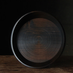 wooden bowl 26cm ヤマザクラのウッドボウル 店舗什器に 4枚目の画像