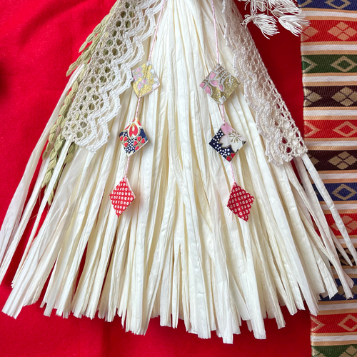 お正月飾り　2024年　しめ縄　しめ縄飾り　タッセル　イエロー お正月飾り 2024年 しめ縄 しめ縄飾り タッセル イエロー