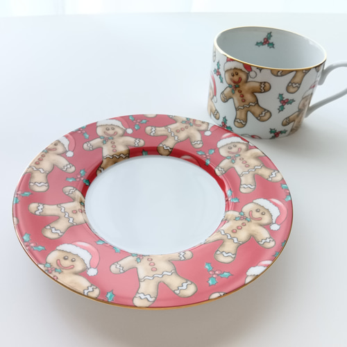 クリスマスセール）ジンジャーブレッドホース 陶器製 約25cm 馬