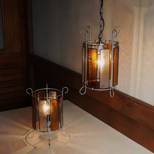 最終価格！ヴィンテージ　アンバーガラス葡萄柄ペンダントライト 最終価格！ヴィンテージ アンバーガラス葡萄柄ペンダントライト 最終