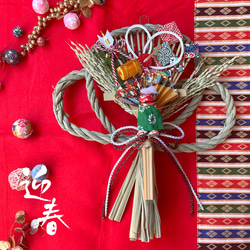 *✧♥しめ縄飾り 2024♥✧*° 正月飾り しめ縄リース f1ff097d22069d5b2aa9ca3e59857f