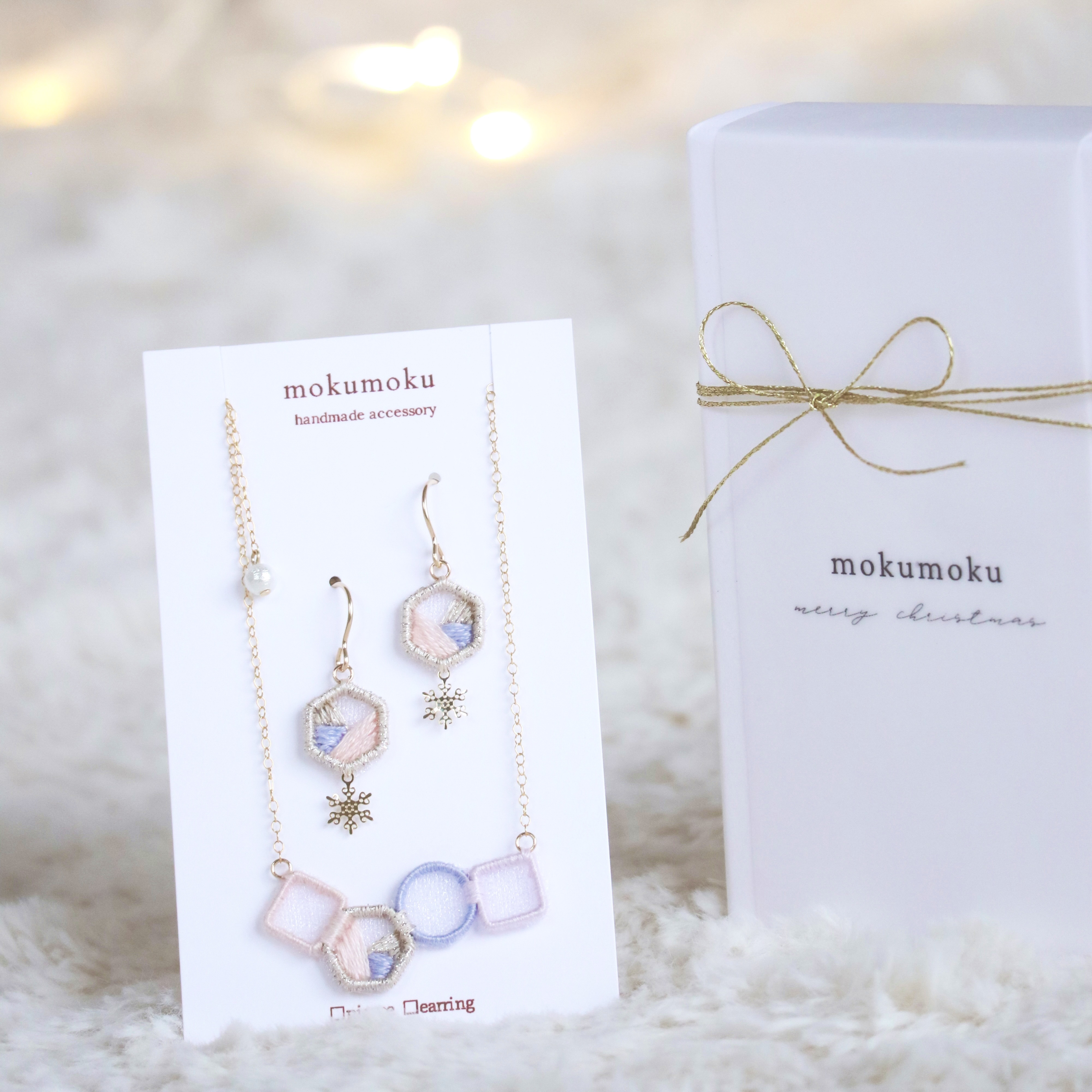 クリスマス限定✴︎14KGF✴︎ネックレス&ピアスorイヤリングset