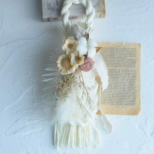 3日以内発送】しめ縄飾り～kinari ゆい結び 2Way～ しめ縄・しめ飾り