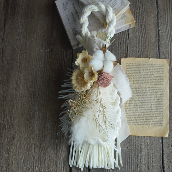 しめ縄飾り～kinari ゆい結び 2Way～ しめ縄・しめ飾り 花結 通販