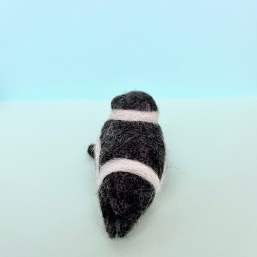 あざらし様　オーダー クラカケあざらし Ribbon Seal(受注生産) 羊毛フェルト もちょも