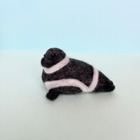 クラカケあざらし Ribbon Seal(受注生産) 2枚目の画像