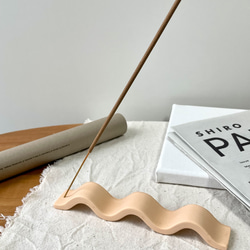 wave incense holder お香立て 1枚目の画像