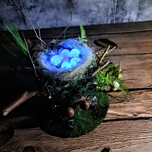 鳥の巣ランプシミュレーション鳥の巣ランプ小さなナイトランプ