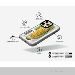 iPhone 15/14/13/SE3/12/12mini 來個玉米 磨砂手感 防摔手機殼 第13張的照片
