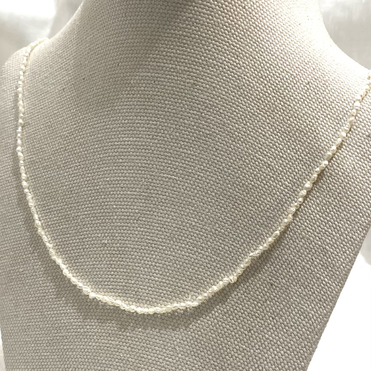 淡水真珠 砂ケシパール【14k gold filled】1連 40cm 14KGF