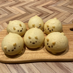 パンダパン 6個 パン BistroCafe712 通販 17470994｜Creema