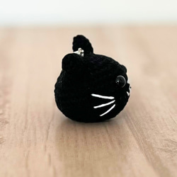 バッグチャーム キーホルダー おしゃれ かわいい ねこ アルファベット イニシャル 大きめ ギフト 部活 お揃い 4枚目の画像