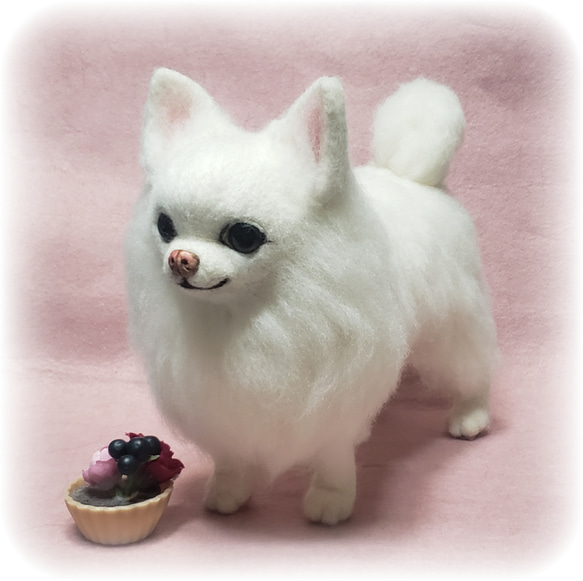 まるるさま専用 羊毛フェルト オーダー 「リアルで可愛いワンちゃん」 羊毛フェルト オーダー 「リアルで可愛いワンちゃん」額飾り