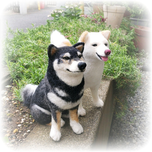 羊毛フェルト　オーダー　「リアルでかわいい」ワンちゃん（ネコちゃん） 羊毛フェルト オーダー 「リアルで可愛いワンちゃんネコちゃん