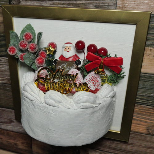 油絵 絵画 【飛び出すchristmas cake】 油絵 絵画 【飛び出すchristmas cake】 絵画 HR 通販 16862084