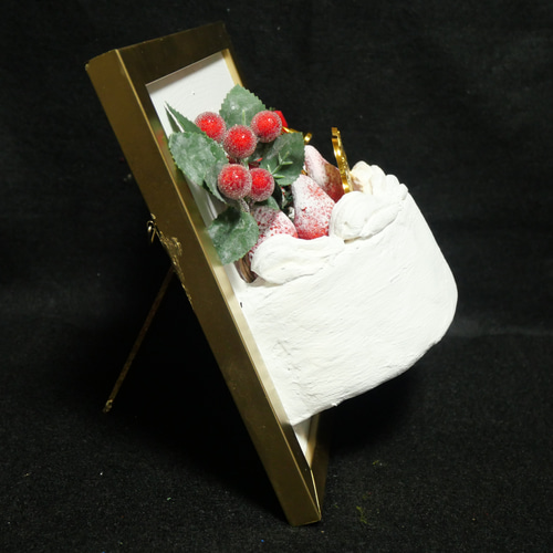 油絵 絵画 【飛び出すchristmas cake】 絵画 HR 通販 16862084