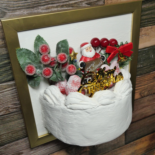 油絵 絵画 【飛び出すchristmas cake】 油絵 絵画 【飛び出すchristmas cake】 絵画 HR 通販 16862084