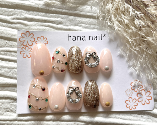 ネイルチップ クリスマスネイルチップ #37 ネイルチップ（つけ爪