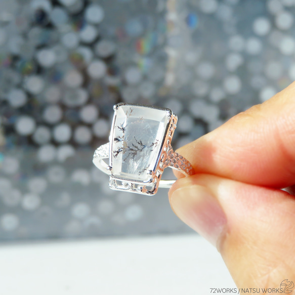 デンドリティック クォーツ リング / Dendritic Quartz Ring sll 4枚目の画像