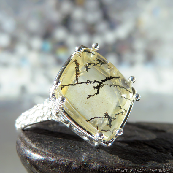 デンドリティック クォーツ リング / Dendritic Quartz Ring slll 5枚目の画像