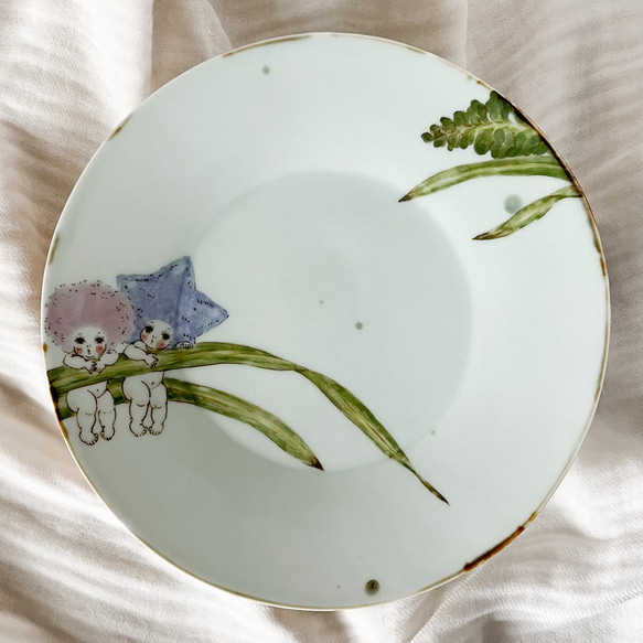 plate.   yukinoko & hoshinoko   φ24 1枚目の画像