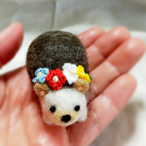 おしゃれねずみ羊毛フェルト