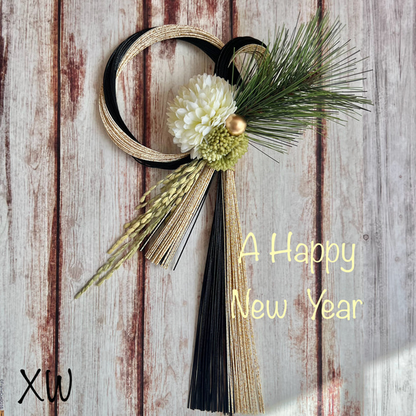 お正月 しめ縄飾り XW しめ縄・しめ飾り nana 通販 16863202｜Creema