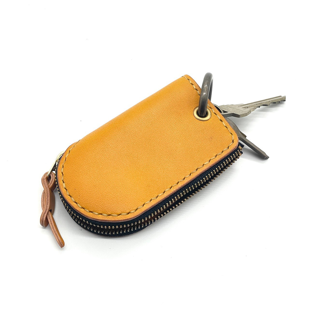 【現物販売・サンプルセール】革製キーケース スマートキー対応 カラビナ金具 栃木レザー