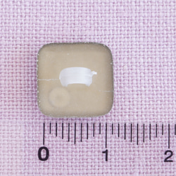 (3個) 12mm フランス製　ラインストーン付きのボタン　パープル ＊ 四角 ピンク 7枚目の画像