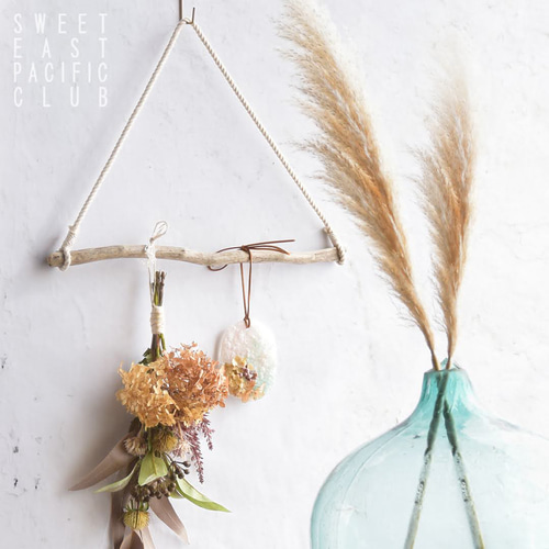 選べる流木】太めロープの流木ハンガー ロング40~60cm【定形外郵便