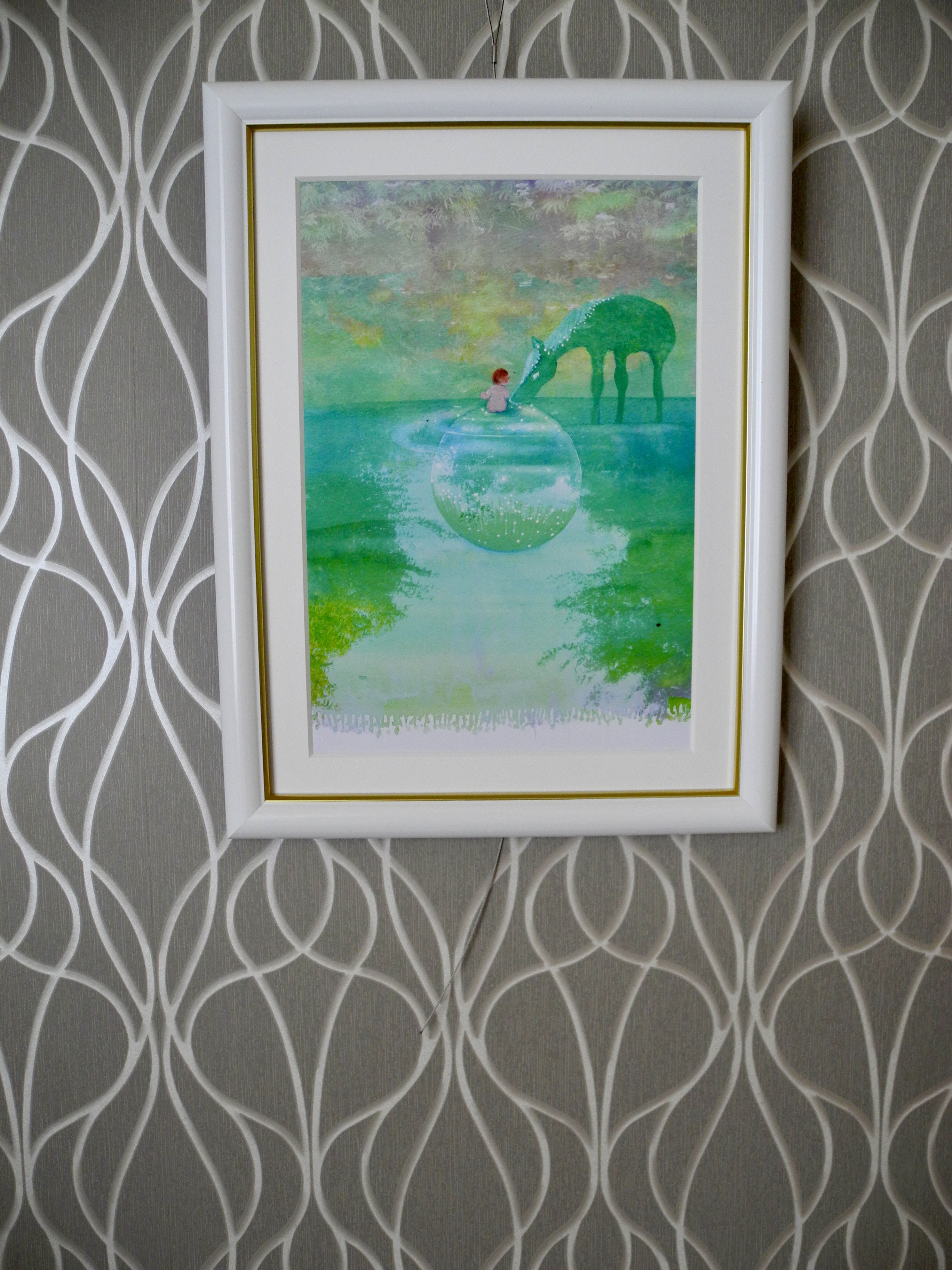 イラスト　NFTART　ここに生きる