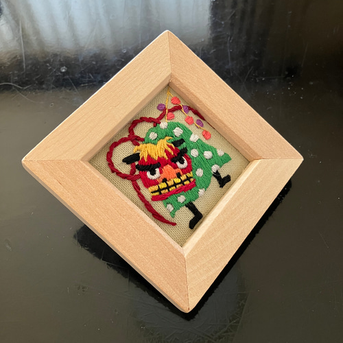チャコ　刺繍フレーム　節分　獅子舞　お月見　3点セット チャコ様専用 刺繍フレーム 節分 獅子舞 お月見 3点セット