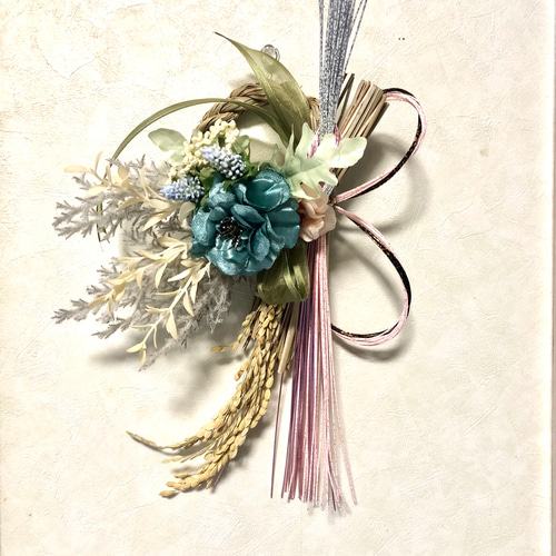 年内発送2026お正月飾り オリジナル水引と取り外し2wayスワッグ