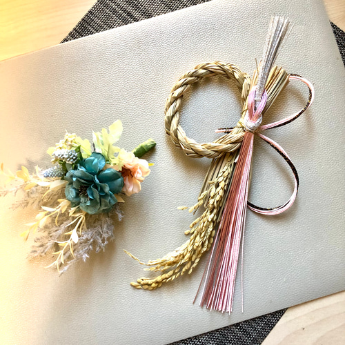 2025オリジナル水引と取り外し2wayスワッグのお正月飾り コンパクト