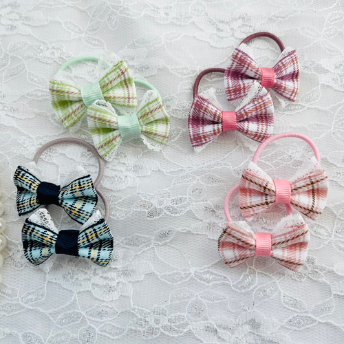 【チェックリボン】ベビーヘアクリップ ヘアゴム 楽天市場】【 ベビー ヘアクリップ 】ギンガムチェック リボン
