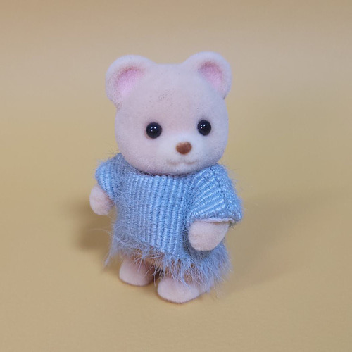 シルバニアファミリー 2wayふわふわニット ハンドメイド服 秋冬服