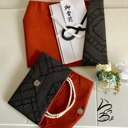 帯リメイク 片輪車 クラッチバッグ kimono】帯リメイク 片輪車 クラッチバッグ クラッチバッグ らっ