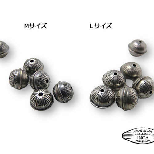 ナバホパール ビーズ スタンプビーズ シームビーズ シルバー925 ナバホパール ビーズ スタンプビーズ シームビーズ シルバー925