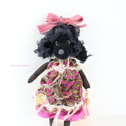 ラグドールのミニぬいぐるみ」 水彩画イラスト 原画 はがき