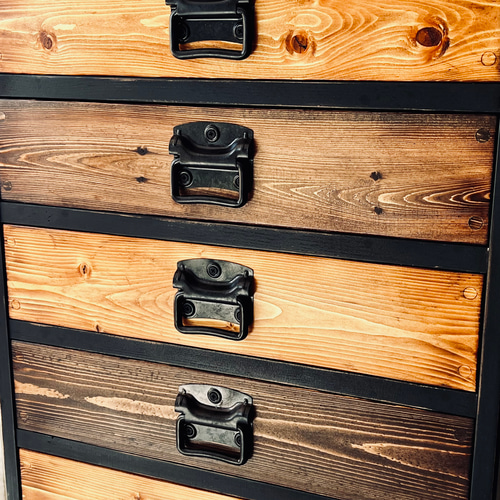 ブラックチェスト[MI-MI-MOKO]インダストリアル サイドボード