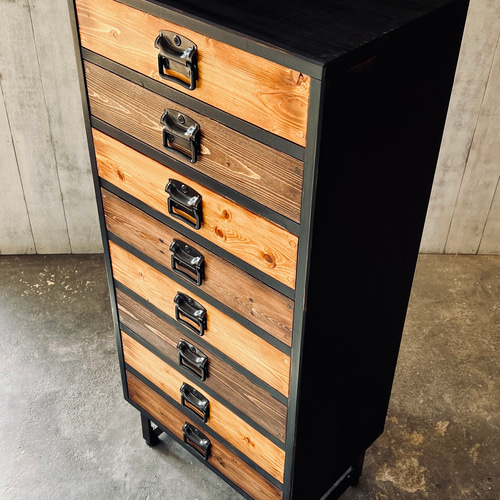 ブラックチェスト[MI-MI-MOKO]インダストリアル サイドボード