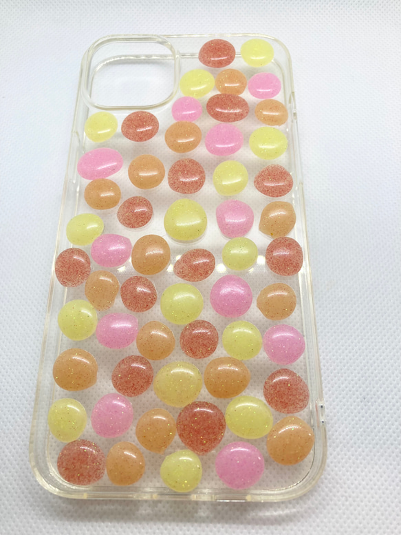 カラフルグミマーブルチョコのiPhoneケースカバー 9枚目の画像