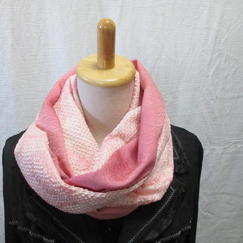 古布リメイク 藍染 シングルスヌード ネックウォーマー 古布リメイク 藍染 シングルスヌード ネックウォーマー