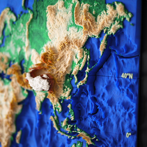 立体世界地図 B4サイズ その他インテリア雑貨 sgeez 通販 16865217