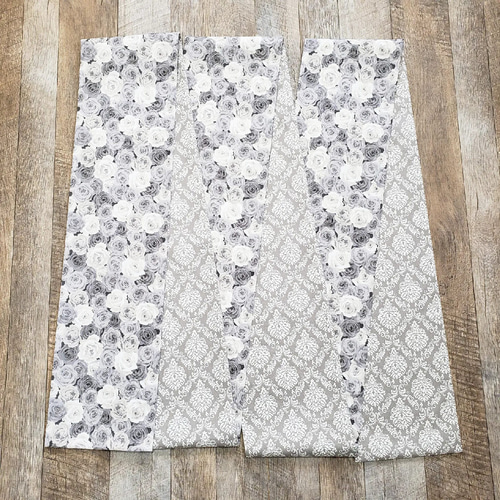 ⭐送料込み⭐【リバーシブル半幅帯】イングリッシュローズGL×ダマスク